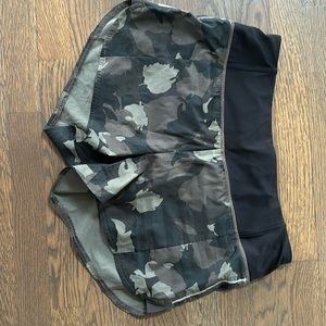 Athleta camo athletic shorts